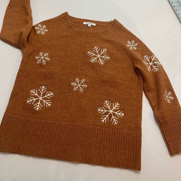 Workshop Republic Clothing Snowflake Sweater Size Medium - Picture 8 of 11